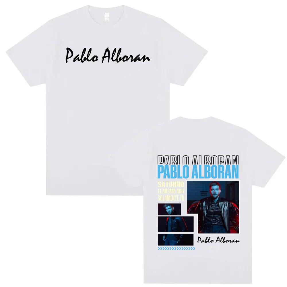 Pablo Alborn Global Tour Cover T Shirt Tops Unisexs Clothing ONeck Summer Comfort Trending T Shirts High Street Hip Hop Tshirts