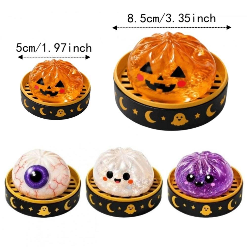 Giant Rainbow Dumpling Squishes Glittering Soft Squishy Toy Squeeze Toy Spooky Ghost