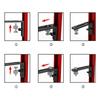 Universal Lasers Level Wall Mount Bracket Adjustable Multifunctional Lasers Bracket For Rotating Lasers Leveling Support