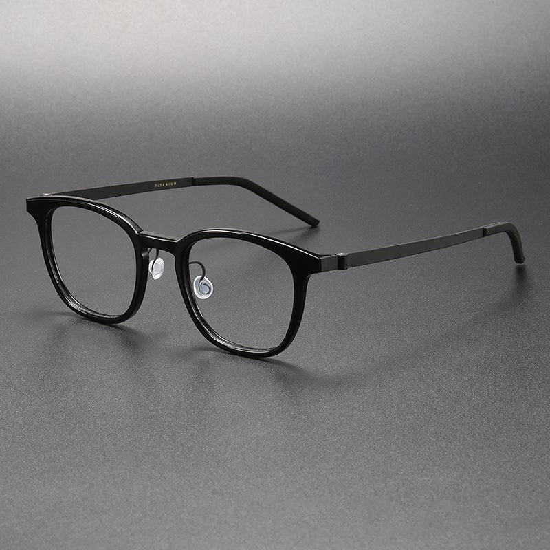New Denmark Designer Acetate Titanium Optical Eyeglass frames Men Women Vintage Square Transparent Computer Glasses Frames