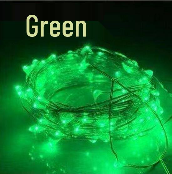 LED Copper Wire String Lights with Battery Box for Gift Box, Baking, Bouquet, Fresh Flowers, Cake, and Christmas Decorations.