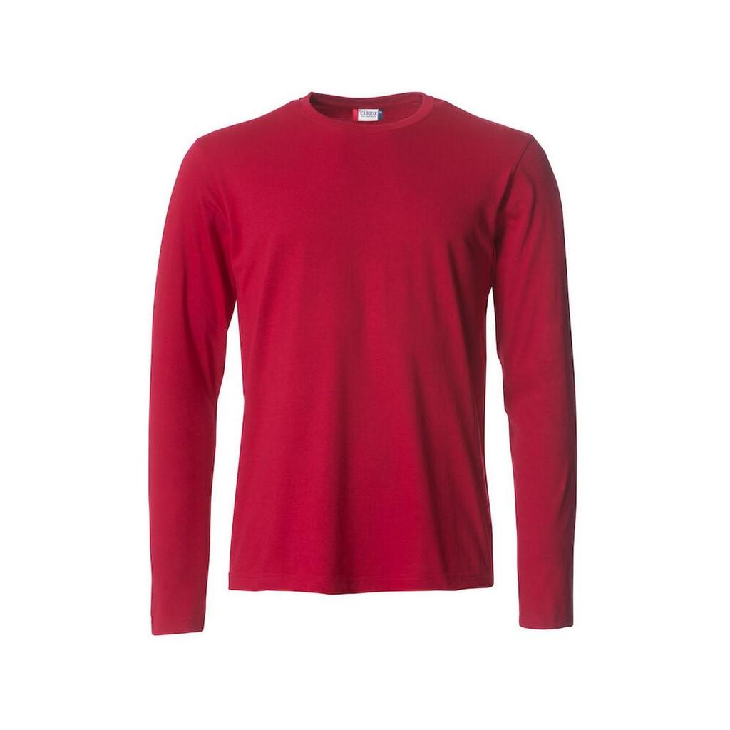 Clique Herren Melange Langarm-T-Shirt