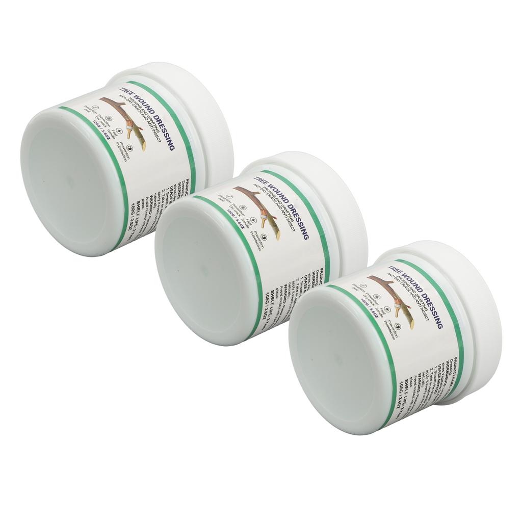 3 Pcs 100g Tree Wound Dressing Recover Lushness Tree Shrub Pruning Grafting Sealer Healing Paste wit