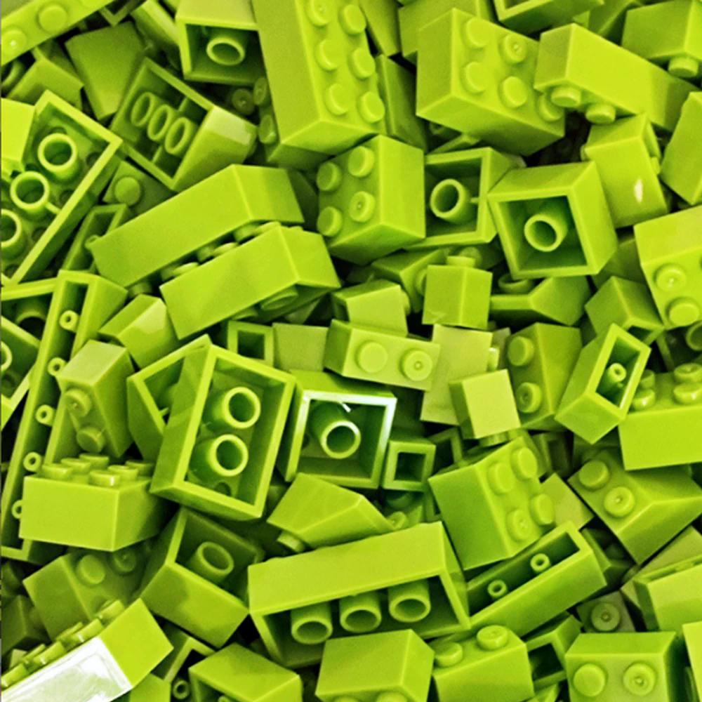 125g/250g DIY Bausteine Großpackung Bunte Klassische Steine Kreative Stadtmontage Lernspielzeug für Kinder