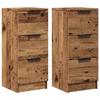 VidaXL Buffets 2 Pcs Old Wood 30x30x70 Cm Engineered Wood, Cabinet, Storage Cabinet, Living Room Buffet, Cabinet 856956