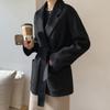 Womens Double-Sided Cashmere Wool Coat Short Style Chic Office Wear Winter 2026