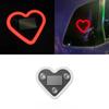 Solar Powered Car Tail LED Light Heart-Shaped Atmosphere Lamp  Vehicle Decoration