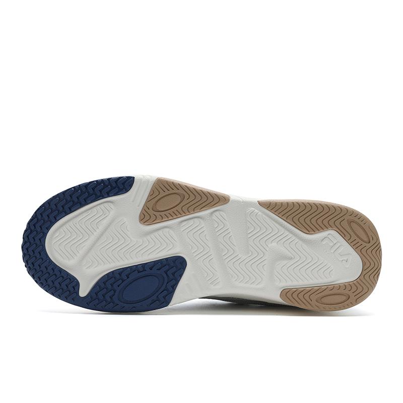 Fila Vibe Fashion Casual Comfortable Shock Absorbing Breathable Low Top Skate Shoes Men Sneaker Gray F12M522212FFA