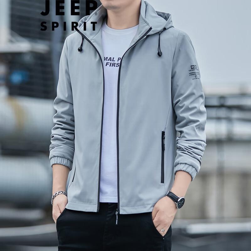 JEEP SPIRIT Men's Casual Windbreaker Jacket