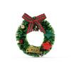 1PC Green Cute Christmas Fridge Magnet Holiday Decor Magnetic Disc with Floral Wreath Gifts For Friends Plastic Home Decor