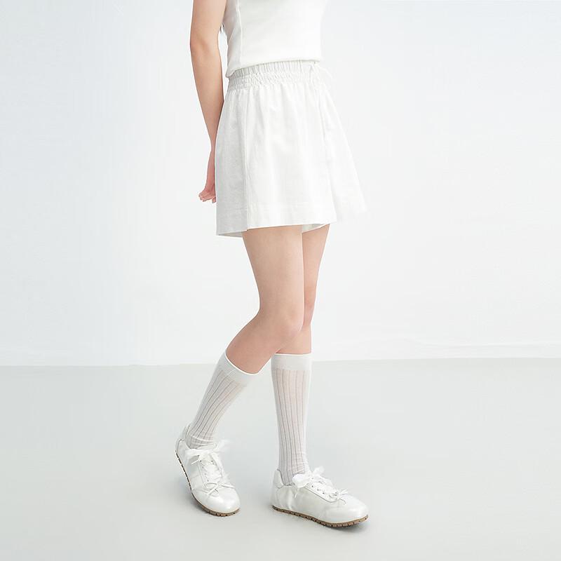 LED'IN Wide-Leg Drawstring Fringe Shorts