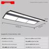 Lampă LED Anti-Orbire 240W pentru Masă de Biliard