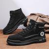 Outdoor Martin Boots Winter Fashion High-top Warm Velvet Men's Boots Non-slip Sports Labor Shoes