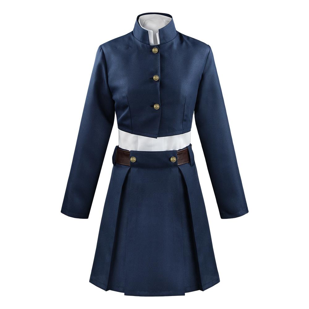 Jujutsu Kaisen Kugisaki Nobara Anime Cosplay Costume Uniform Waist Arms Bag Full Set Costume Top Skirt Coat Woman Suit