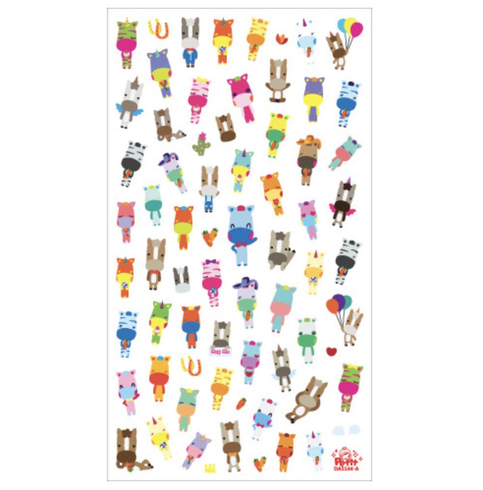 Petit Fancy Sevimli Hayvan Çıkartmaları (Her Biri 10 Adet) - 27 Seçenek (Üç Boyutlu/Kore/Dekorasyon/Kendin Yap Scrapbooking)