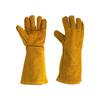 Cowhide Flame-retardant Welding Work Gloves Heat-proof Metal Welding Protector Yellow Gloves Soldering Welding Gloves Tools