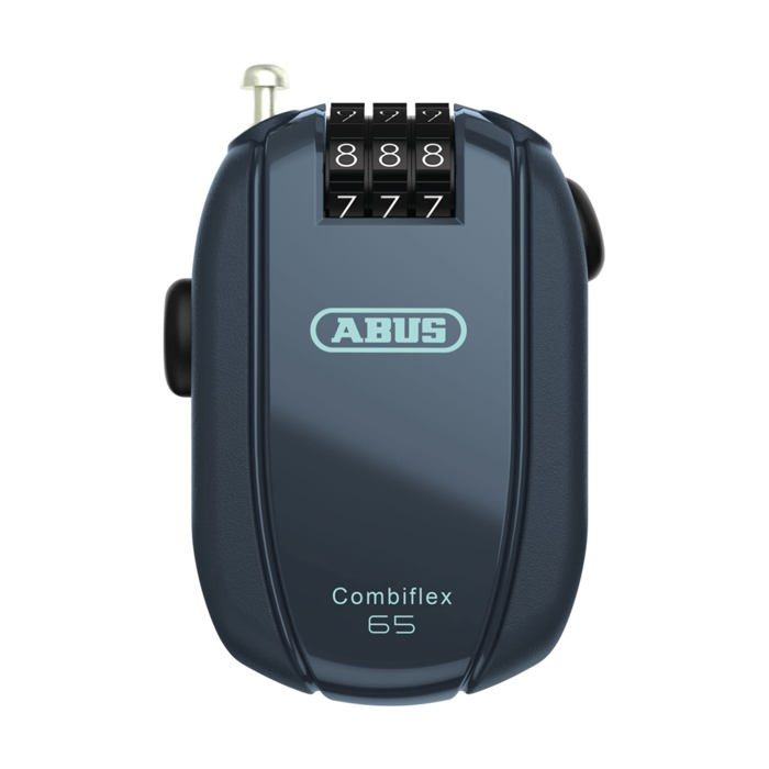 Antivol - Abus - Combiflex - Câble 125 Cm - Code Numérique 4 Chiffres - Bleu Midnight Blue