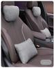 Suede Lumbar Pillow for Maybach: Headrest Cushion and Neck Support.