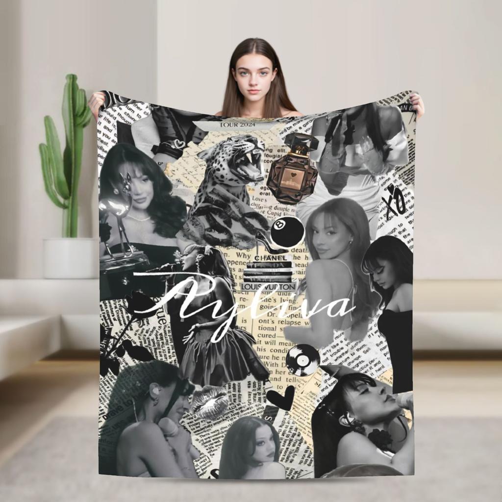 Ayliva Singer Tour 2025 Blanket Multi-size Super Soft Cozy  Throw Blankets for Couch Sofa and Bed