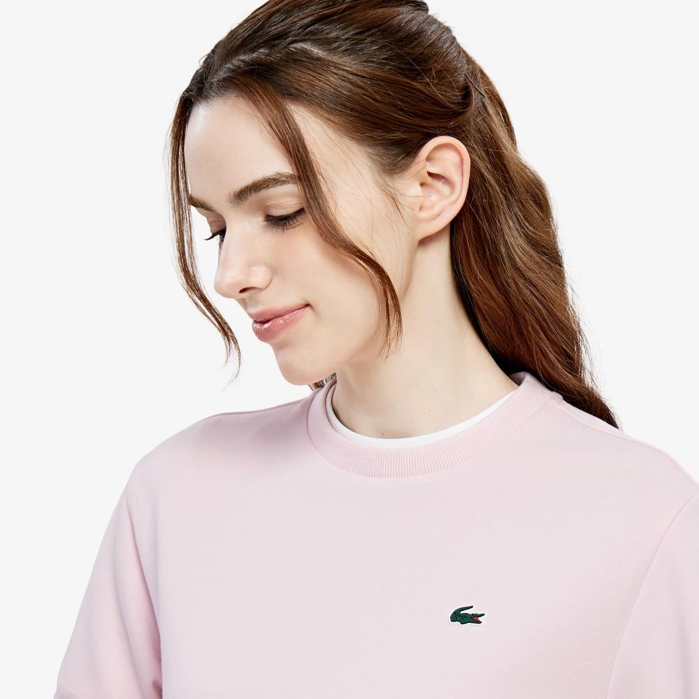 [Lacoste] Women's Light Jersey Setup Crewneck Sweatshirt SF799E-56GZ4H