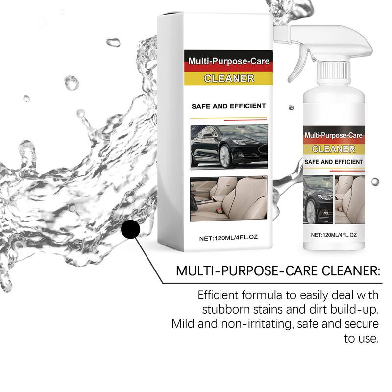 Car Interior Foam Cleaner 120ml Foam Cleaning Spray Interior Car Cleaner Upholstery Stain Remover For Car Interior Ceiling