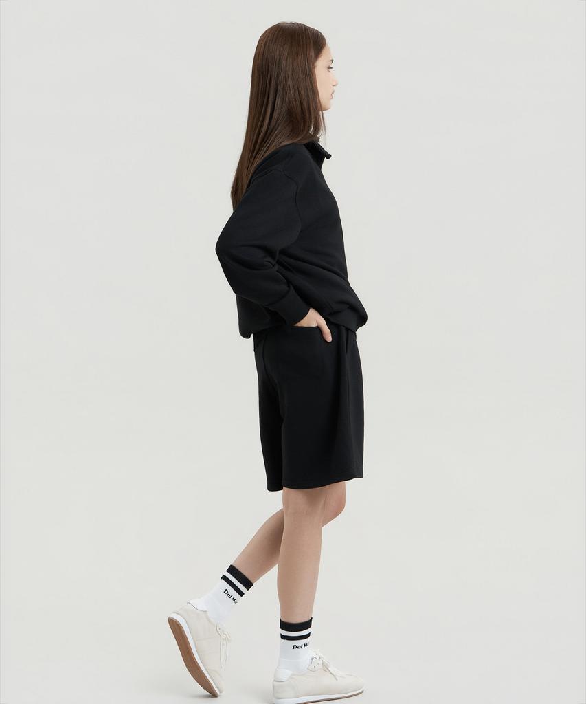 Delma W Wellness Club Sweat Easy Shorts - Black