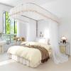 Thickened U-Shaped Mosquito Net Tent: Rail-Type, Three-Door, Princess Style for Home Use (1.8/1.2 Bed)