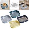 Dog Potty Pad Reusable Indoor Open Top Entry Dog Litter Pan Mesh Grids Toilet for Indoor Bunny Small and Medium Dogs Porch Puppy