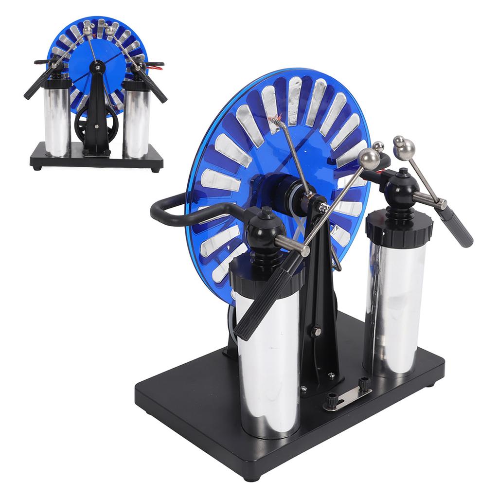 Ηλεκτροστατικός Επαγωγικός Κινητήρας PVC Χειροκίνητη Μανιβέλα Εκκένωση Σπινθήρα Γεννήτρια Στατικού Ηλεκτρισμού