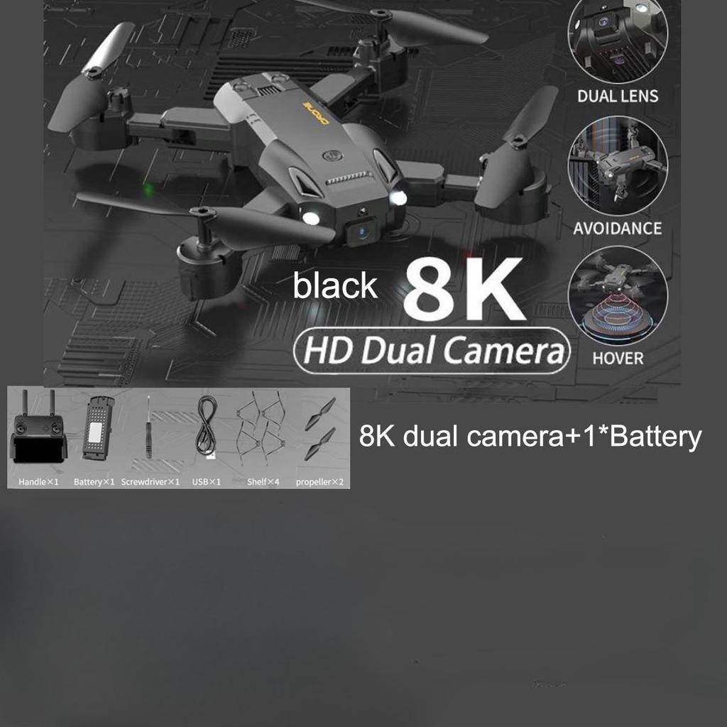 UAV 5G GPS UAV 8K Profesionální UAV 6/8K Letecké fotografování s vysokým rozlišením Vyhýbání se překážkám Čtyřkřídlý ​​vrtulník RC Vzdálenost 3000 m s 1 baterií