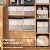 Cloth Storage Bin Foldable Cotton Linen Dustproof Organizer For Bedroom Closet Drawers