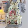 Schoolbag new backpack women's fashion sweet girl cute cartoon travel backpack junior high school schoolbag tide