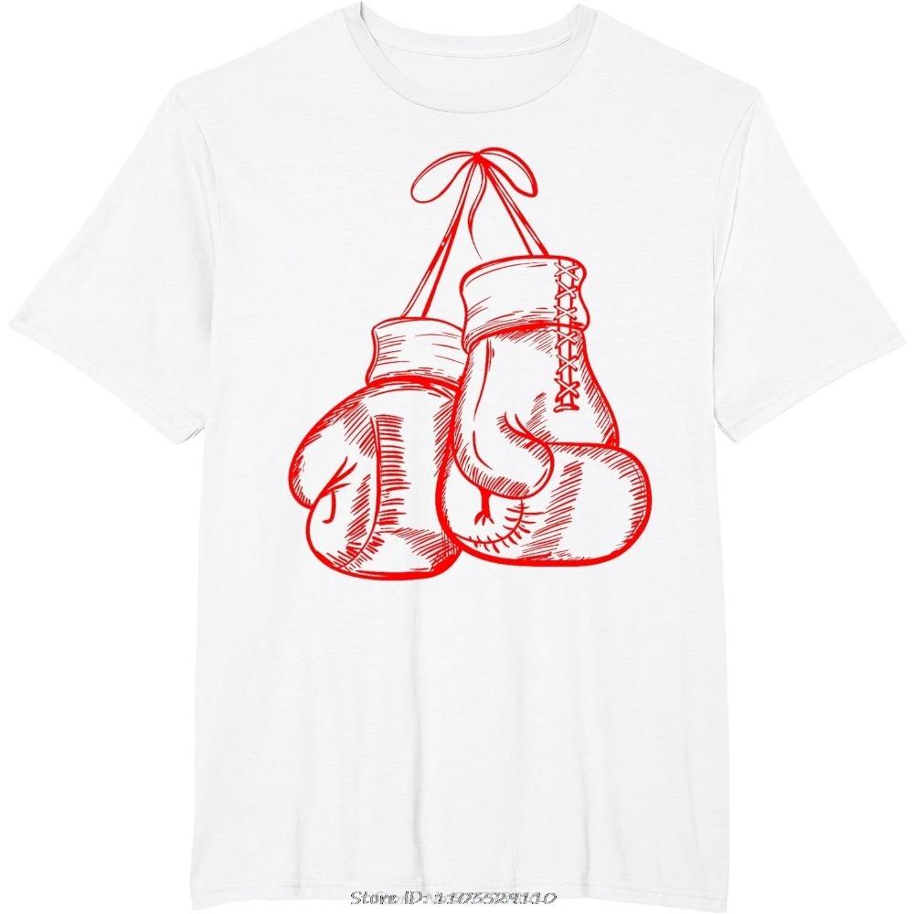 Vtipný narozeninový dárek Retro Láska Červené boxerské rukavice Dárky Dárek pro boxera Tričko Pánské oblečení Streetwear Grafická trička Harajuku