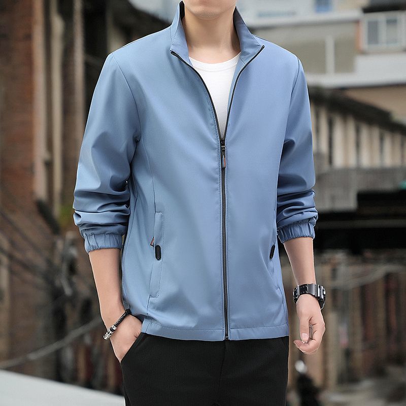 Spring and Autumn Men's Jackets Casual Versatile Jackets Outdoor Sports Jackets Korean Style Slim Men's Trendy Brand Tops