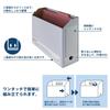 Plus File A4 Spine Width Blue Box, Cardboard, Economy, 10-pack, Horizontal, 100mm, 553-988,