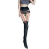 Sexy Open Crotch Free Sex Stockings Seduction Bed Large Size Passion Underwear Uniform Summer Open Black Silk Cover