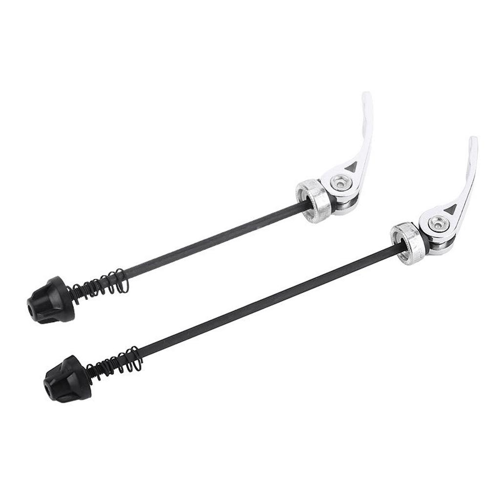 2 Stück Vordere Hintere Fahrradachsen Radnaben Schnellspanner Leichte Fahrräder Schnellspannhebel für Mountainbike, Rennrad, Faltrad