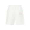 Li Ning Sport Simple Solid Color Printed Loose Casual Shorts Women shorts Off-White AKSV832-2