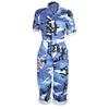 Unike kamuflasjebukser for kvinner Kortermet jumpsuit Løs Uformell Herembukser Sportsbukser