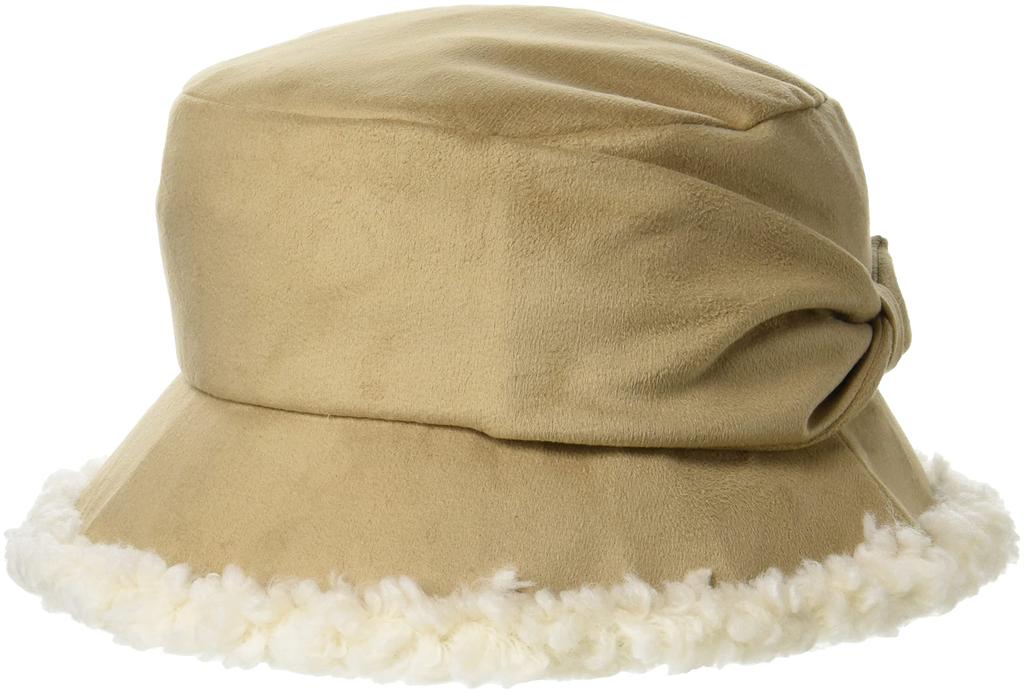 Torcere Suede x Boa Bucket Size M [Moonbat] Hat, Plain, Women's, Present, Gift, 26-145-69289-21-03, Beige,