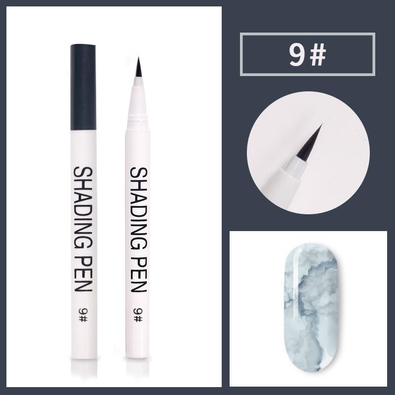 Nail Art Pen Blooming UV Gel Nail Smudge Ink Drawing Pen Marbling Manicure Abstract Painting Brush Nail DIY Tool