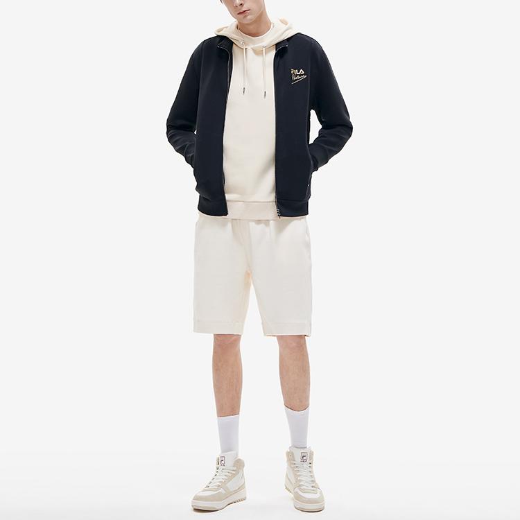 New FILA Coach Jacket Spring Fall Men's Jet Black F11M218503F-BK