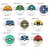 Poke Ball Enamel Pin Master Ball Luxury Ball Metal Brooches Anime Pocket Monster Alloy Badge Jewelry For Cosplay Decor
