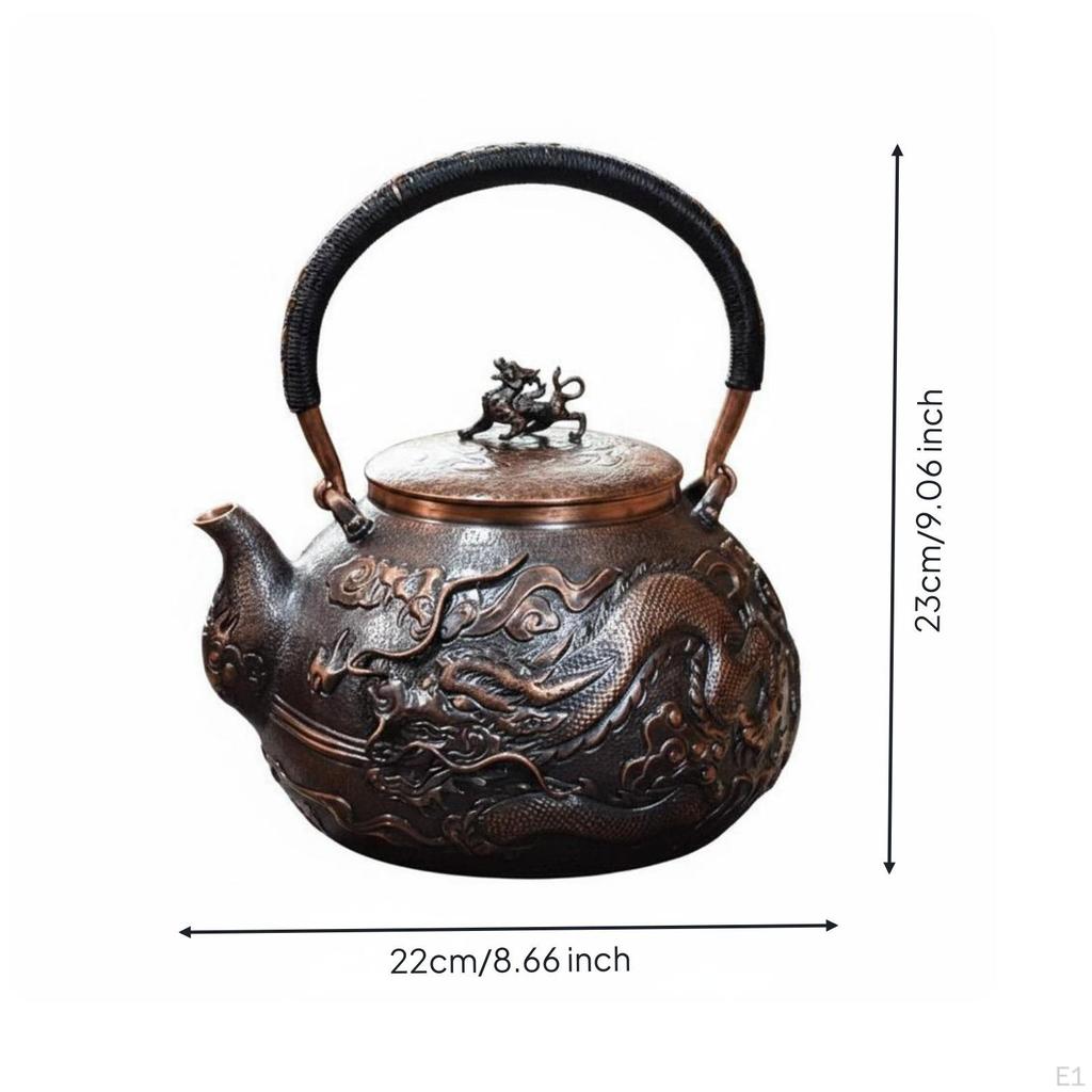 Copper Teapot Outdoor Use Handmade Kettle