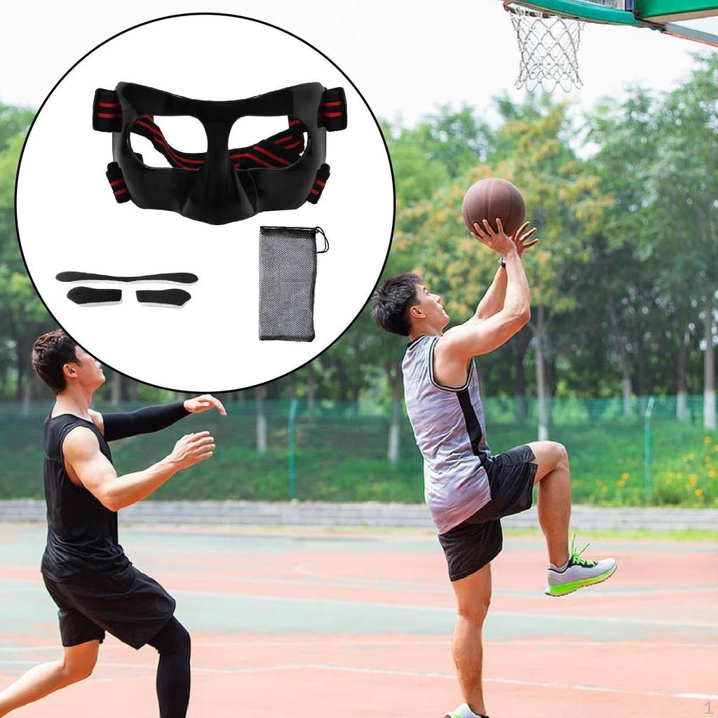 Osłona nosa do aktywności sportowych z regulowaną pianką