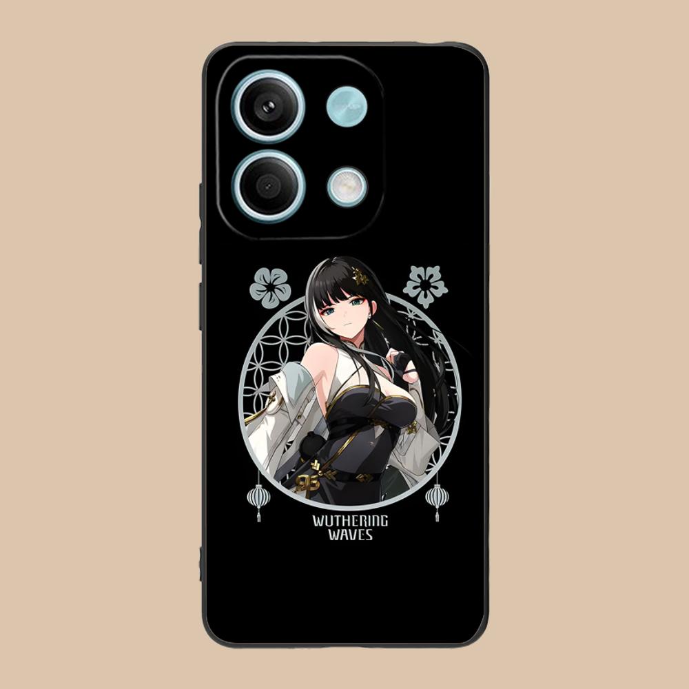 Wuthering Waves Baizhi Phone Case for Xiaomi 15 14 13 12 Mi 11 T Ultra Lite Pro S X 5G Soft TPU Shockproof Cover