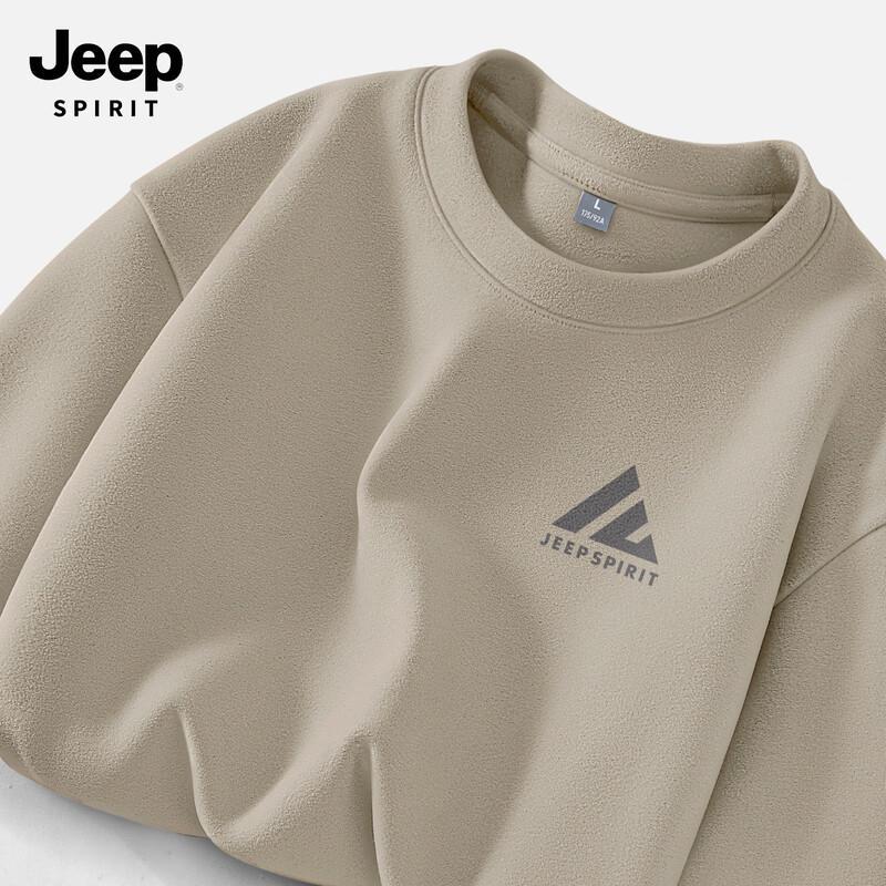 JEEP SPIRIT Men s 2025 Autumn/Winter Thermal Long-Sleeve Tee 3XL