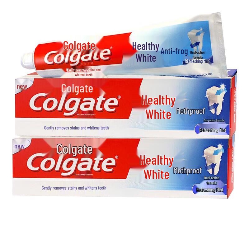 Colgate Healthy White Anti-Cavity Toothpaste, 2x140g Pack