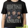 HIDETOSHI NISHIJIMA Shirt, Hidetoshi Nishijima Homage Tshirt, Hidetoshi Nishijima Vintage T-Shirt, Hidetoshi Nishijima 90s Bootleg Shirt