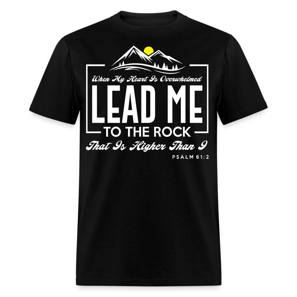 

Lead me to the rock Psalm 61:2 shirt Catholic Religious Bible Verse TShirt S-6XL 4XL